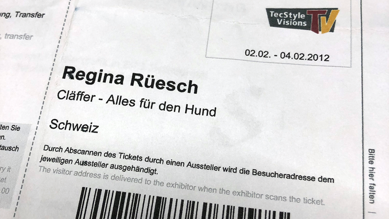 Ticket für die TecStyle Visions 2012 in Stuttgart